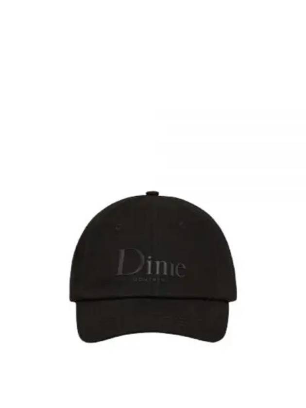 Classic Silicone Logo Cap SP2338 BLK Classic Silicone Logo Ball Cap - DIME - BALAAN 1