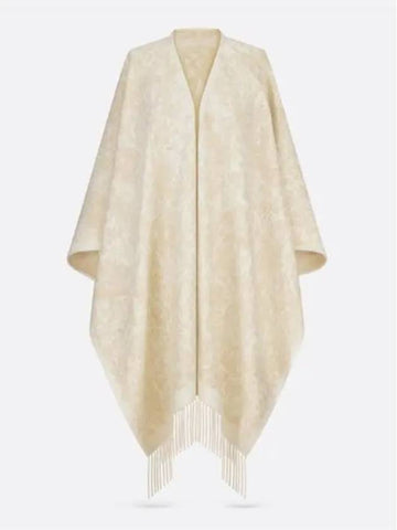 Around The World Poncho Ivory 51STE370L084 CO90 - DIOR - BALAAN 1