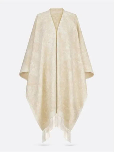 Around The World Poncho Ivory 51STE370L084 CO90 - DIOR - BALAAN 1