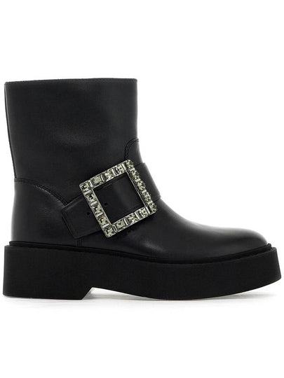 Viv' Rangers Biker Mid Boots Black - ROGER VIVIER - BALAAN 2