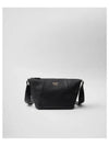 Leather Shoulder Bag Black - PRADA - BALAAN 2