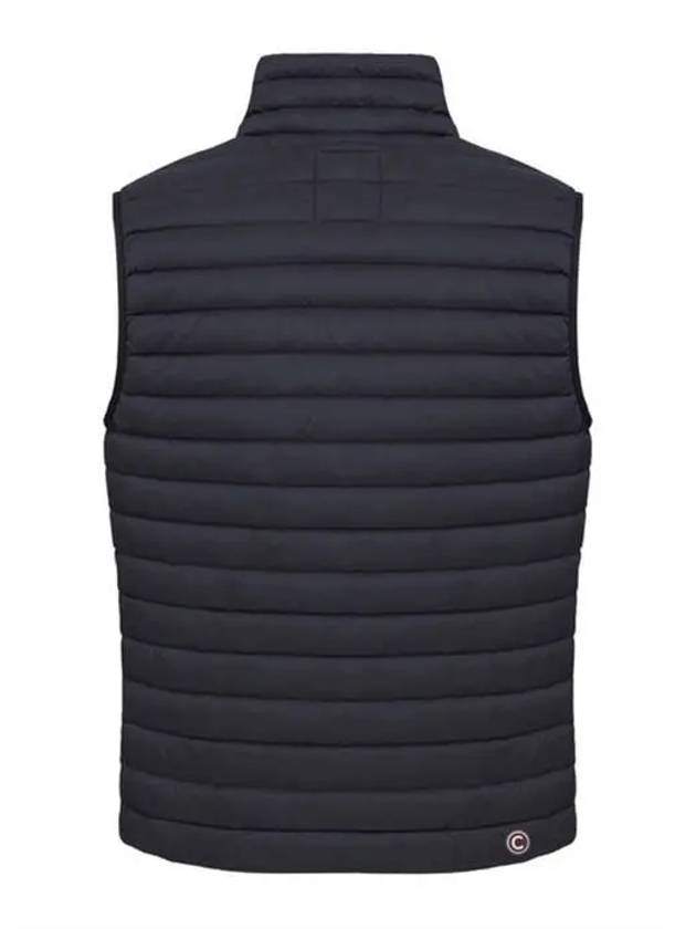 Le Logo Patch Lightweight Padded Vest Navy - COLMAR - BALAAN 2