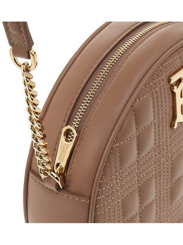 TB Logo Monogram Quilted Lewis Cross Bag Beige - BURBERRY - BALAAN 9