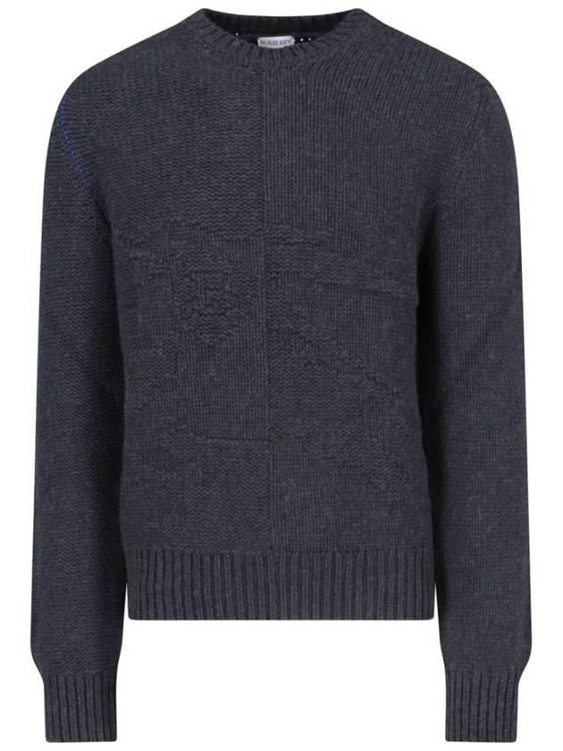 EKD Cashmere Knit Top Grey - BURBERRY - BALAAN 2