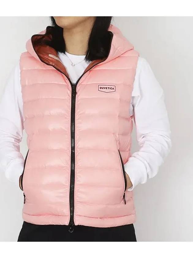 Pacenza Goose Down Padding Vest Light Pink - DUVETICA - BALAAN 2