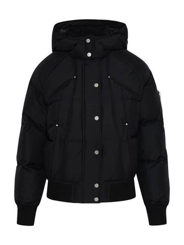 Troy Cloud Hooded Padded Black - MOOSE KNUCKLES - BALAAN 1