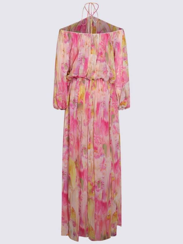 Blumarine Pink Maxi Dress - BLUMARINE - BALAAN 2