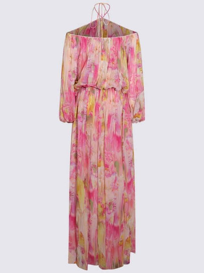 Blumarine Pink Maxi Dress - BLUMARINE - BALAAN 2