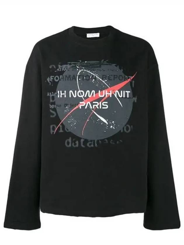 Daegu Puntto Vintage Planet Long Sleeve Tshirt NUS19299 009 - IH NOM UH NIT - BALAAN 1