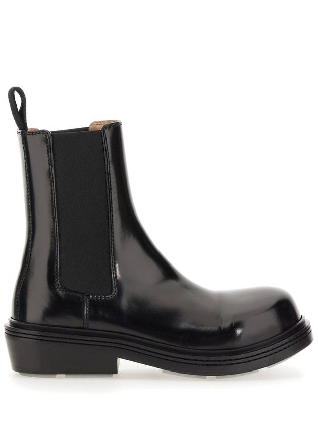 Fireman Chelsea Leather Ankle Boots Black - BOTTEGA VENETA - BALAAN 3