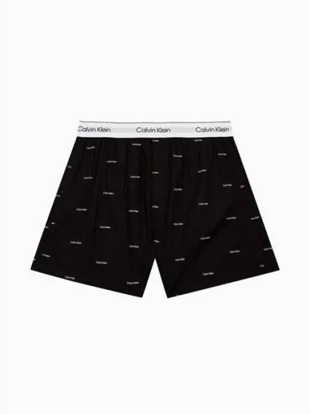 Cotton Poplin Boxer Briefs Black - CALVIN KLEIN - BALAAN 2