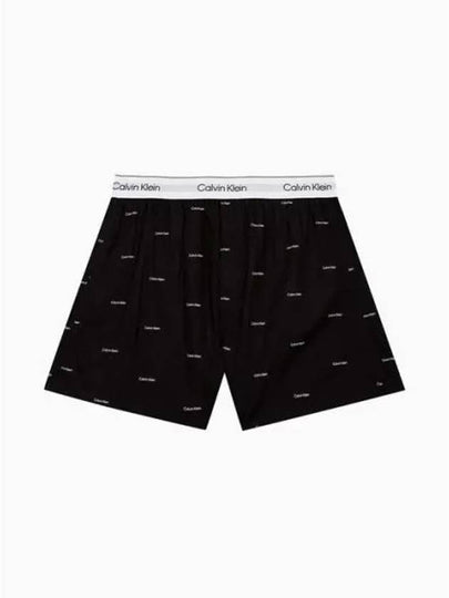 Cotton Poplin Boxer Briefs Black - CALVIN KLEIN - BALAAN 2