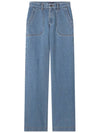 Seaside Straight Jeans Blue - A.P.C. - BALAAN 2