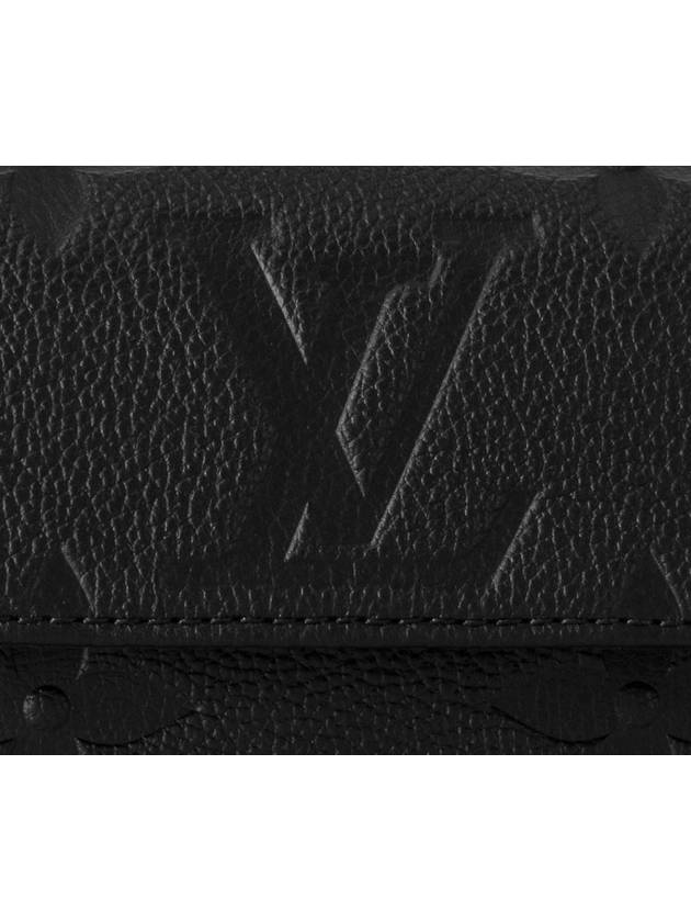 Women's Ivy Monogram Empreinte Chain Shoulder Bag Black - LOUIS VUITTON - BALAAN 6