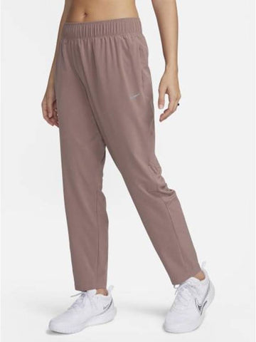 Dri Fit Fast Mid-Rise Track Pants Brown - NIKE - BALAAN 1