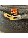 Kelly 25 Depeche Black Silver Togo A USED - HERMES - BALAAN 6