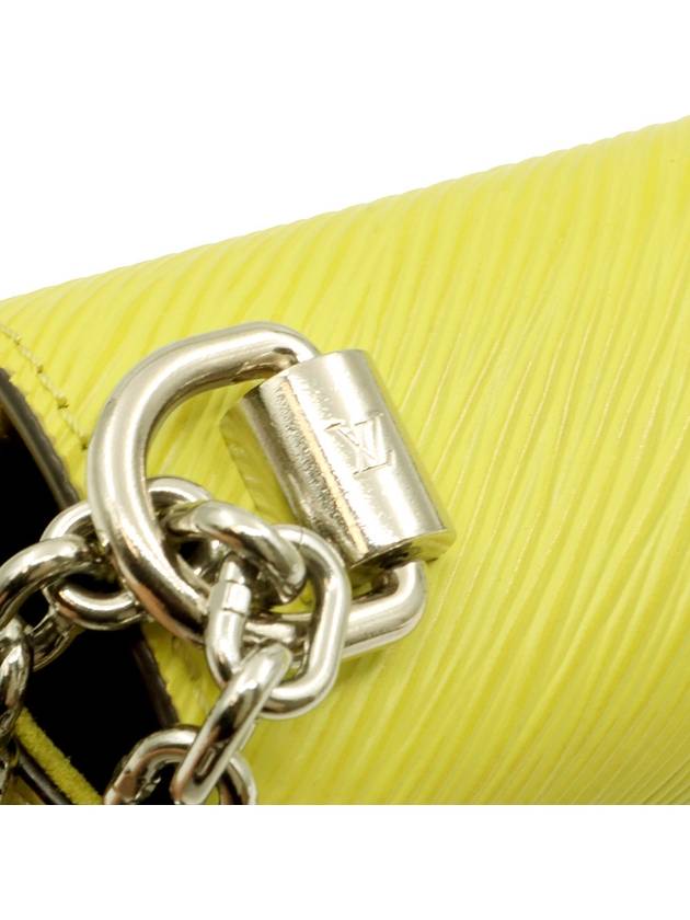 Neon Yellow Epi Leather Silver Twist Mini Chain Shoulder Bag M56119 - LOUIS VUITTON - BALAAN 9