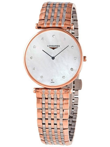 Longines La Grande Classique Mother of Pearl Diamond Dial Ladies Watch L47091887 - LONGINES - BALAAN 1