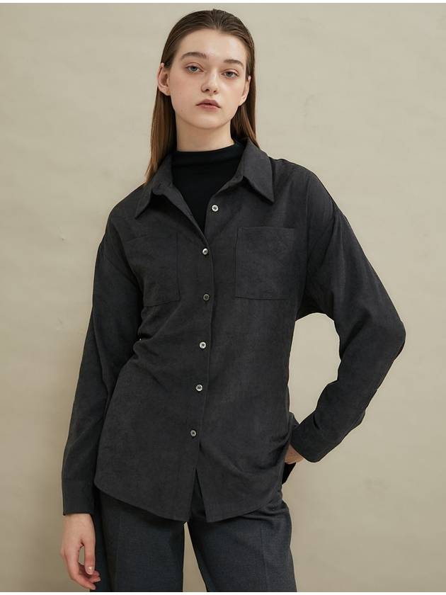 Suede over shirt Black - MANAVIS7 - BALAAN 2