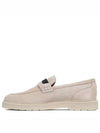 Suede Penny Loafer Beige - BRUNELLO CUCINELLI - BALAAN 3