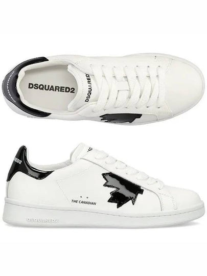 Logo Low Top Sneakers White - DSQUARED2 - BALAAN 2