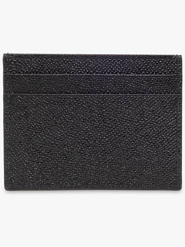 Metal Logo Calfskin Card Wallet Black - DOLCE&GABBANA - BALAAN 3