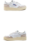 Medalist Goatskin Low Top Sneakers White - AUTRY - BALAAN 4