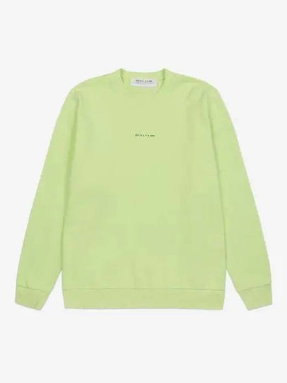 Logo Print Sweatshirt Green Neon - 1017 ALYX 9SM - BALAAN 2