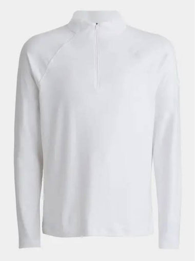 Men's Luxe Quarter Half Zip Layer Long Sleeve T-Shirt White - G/FORE - BALAAN 2