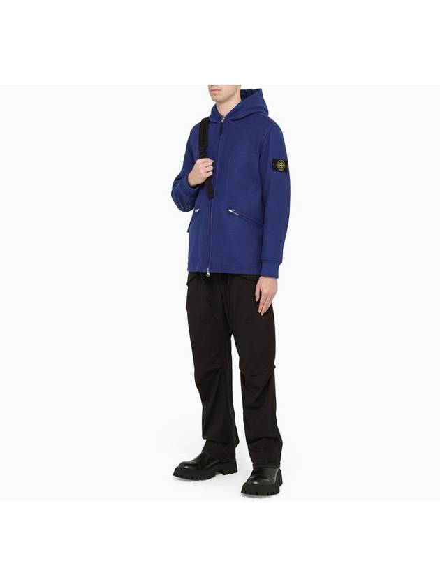 Panno Speciale Hooded Jacket Periwinkle - STONE ISLAND - BALAAN 6