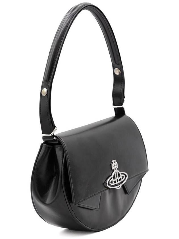 ORB Logo Shoulder Bag Black - VIVIENNE WESTWOOD - BALAAN 2