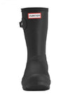 Women's Original Matte Short Rain Boots Black WFS1000RMA - HUNTER - BALAAN 4