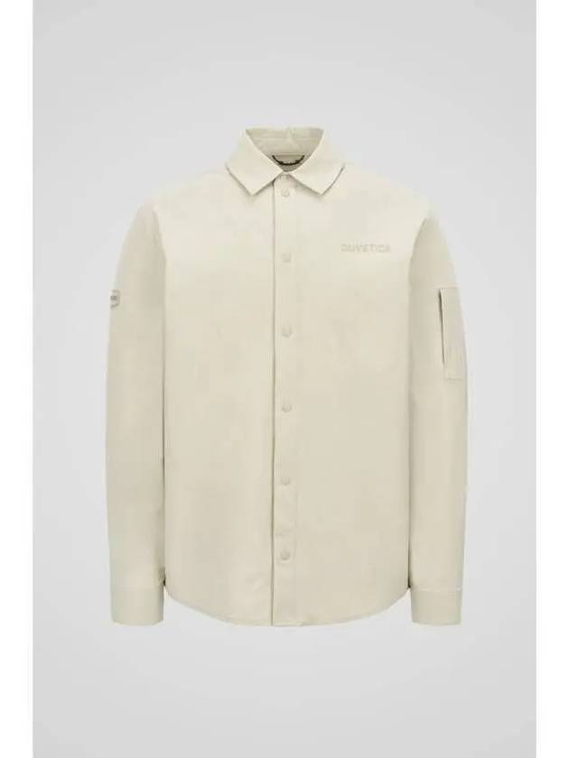 Emmen Shirt Dark Ivory Men - DUVETICA - BALAAN 1