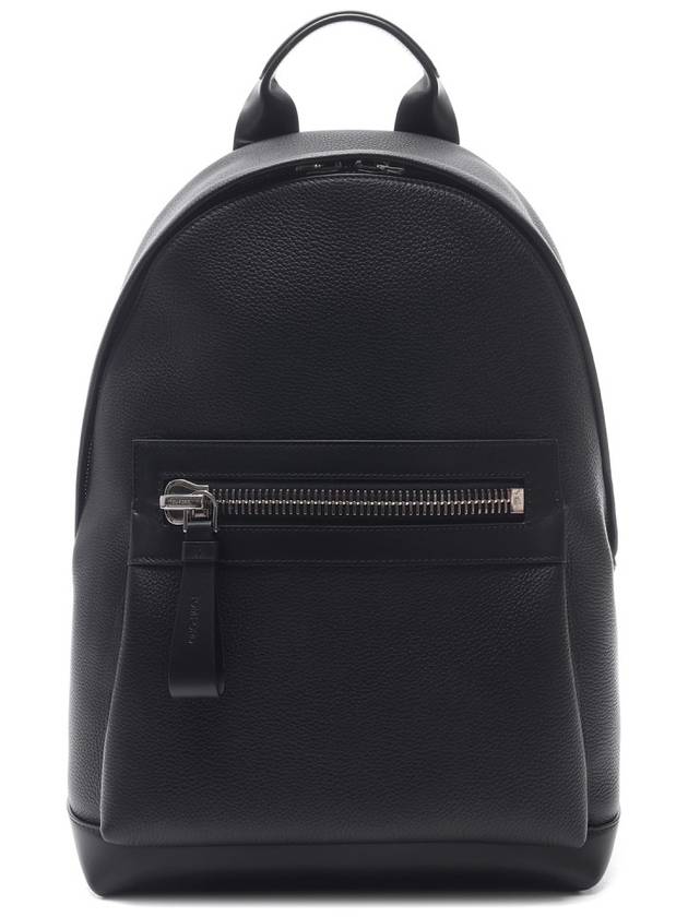 Grained Leather Buckley Backpack Black - TOM FORD - BALAAN 3