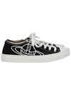 ORB Logo Low Top Sneakers Black - VIVIENNE WESTWOOD - BALAAN 3