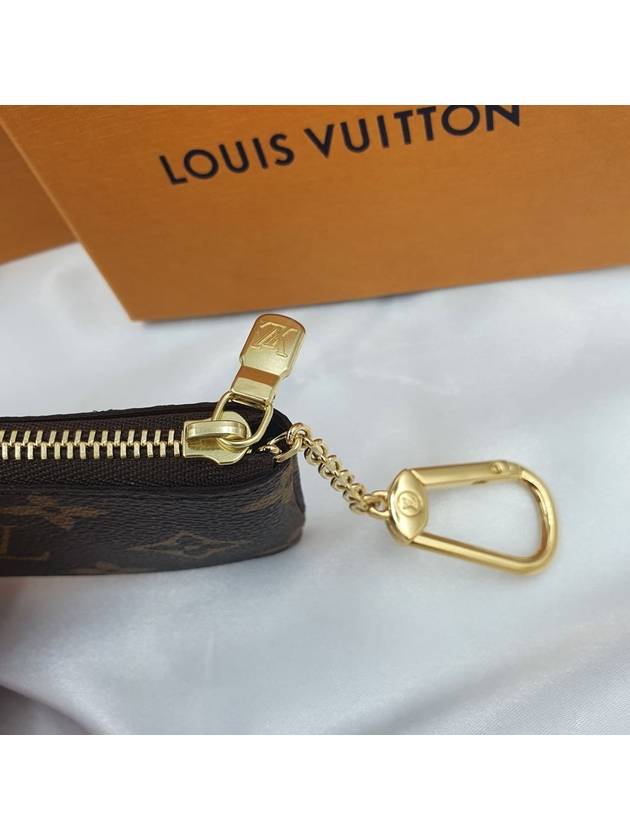 Monogram Key Pouch Coin Purse Brown - LOUIS VUITTON - BALAAN.