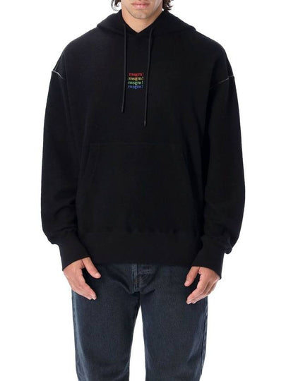 Rainbow Logo Hoodie Black - MSGM - BALAAN 2