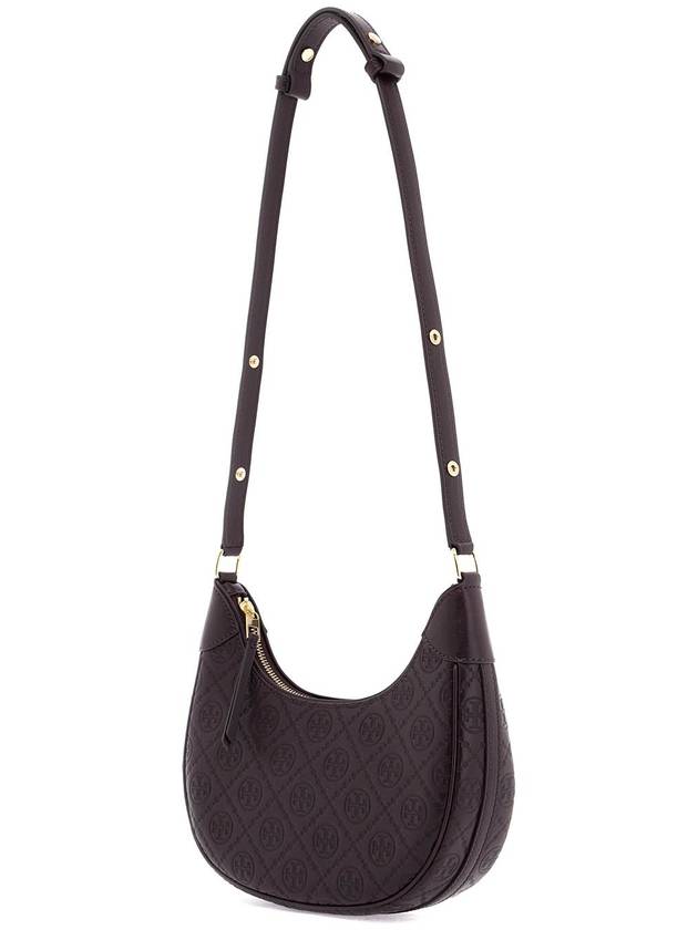 half-moon leather t monogram bag - TORY BURCH - BALAAN 3