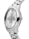 G-Timeless Bee Metal Watch Silver - GUCCI - BALAAN 4