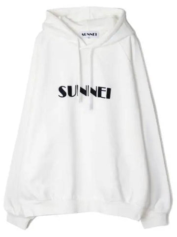 embroidered logo hoodie women - SUNNEI - BALAAN 1