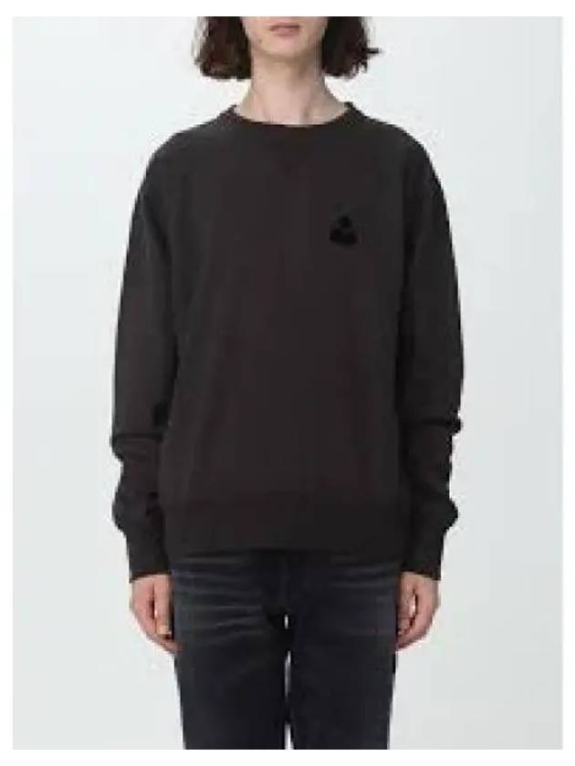 Men's Mike Logo Sweatshirt Dark Brown - ISABEL MARANT - BALAAN 2