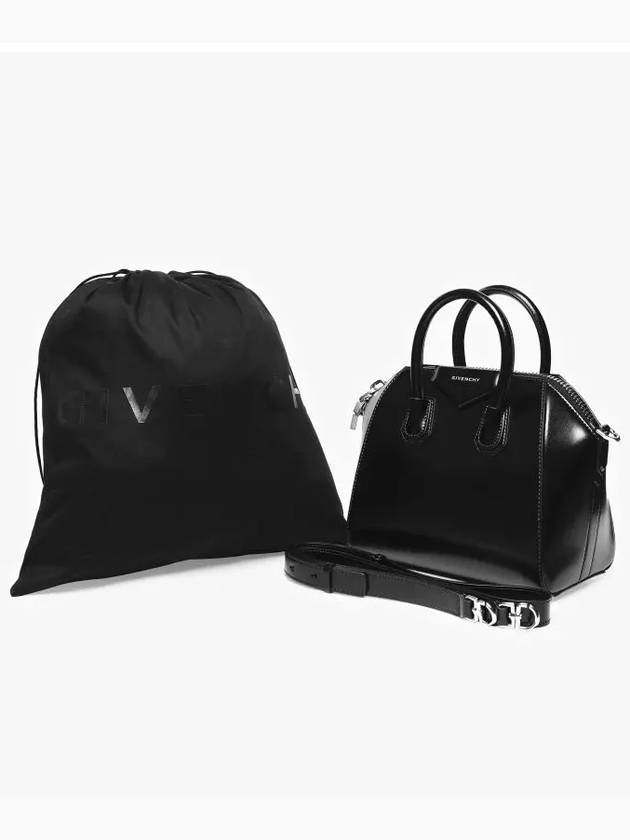 Antigona Leather Small Tote Bag Black - GIVENCHY - BALAAN 4