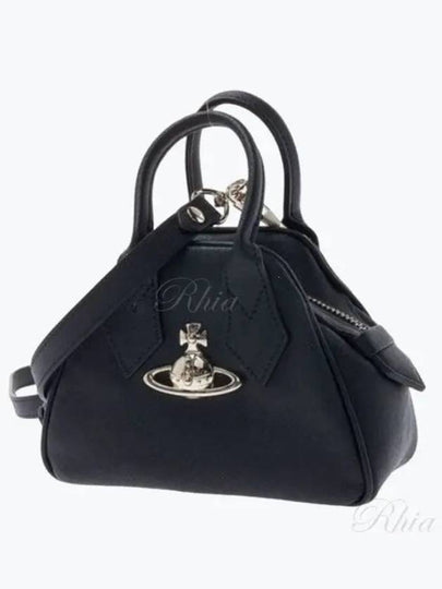 Sphere Leather Mini Shoulder Bag Black - VIVIENNE WESTWOOD - BALAAN 2