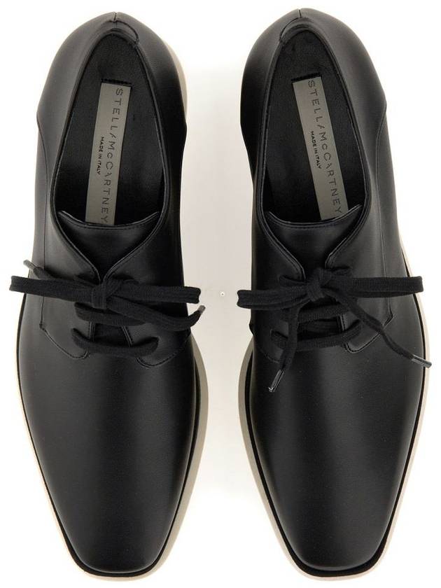 Ellis Logo Platform Derby Black - STELLA MCCARTNEY - BALAAN 7