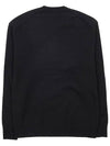 Boke Flower Merino Wool Knit Top Black - KENZO - BALAAN 3