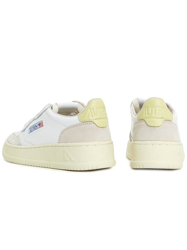 Medalist Women's Low Top Sneakers Yellow White - AUTRY - BALAAN 7