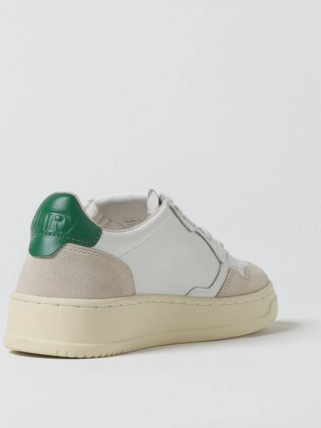 Medalist Suede Green Tab Low Top Sneakers White Beige - AUTRY - BALAAN 4