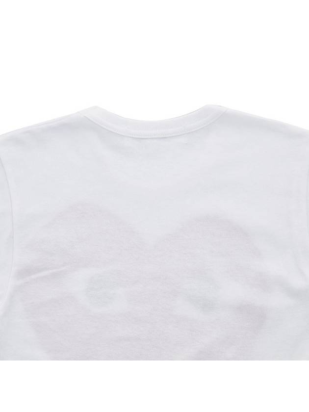 Women's Big Heart Logo T-Shirt AZ P1T025 051 WHITE - COMME DES GARCONS - BALAAN 7