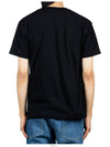 /AZ T108 051/Red Wappen Patch Black Tshirt - COMME DES GARCONS - BALAAN 3