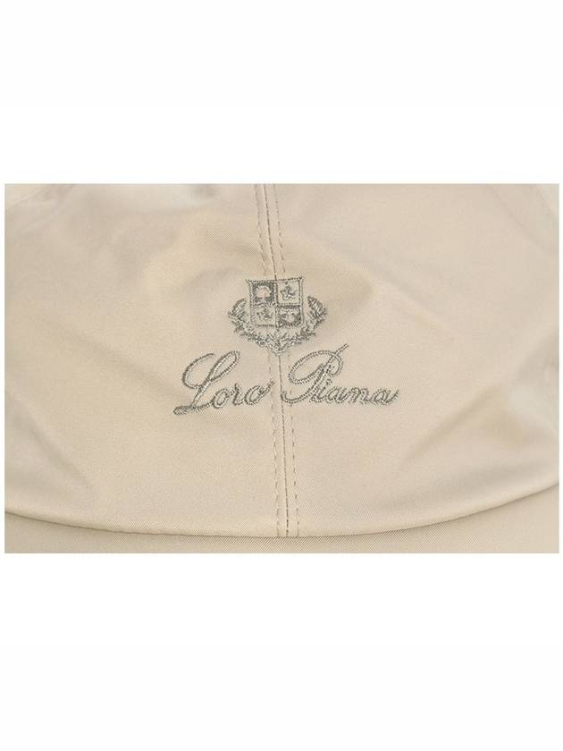 Embroidered Logo Ball Cap Ivory - LORO PIANA - BALAAN 7